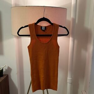 Studio 1940 Orange Sparkle Tank Top